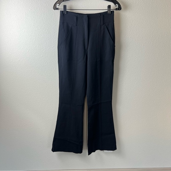 NWOT A.L.C. Joseph Bootcut Trouser Pants Black Business Casual Women’s 2 - Picture 2 of 11